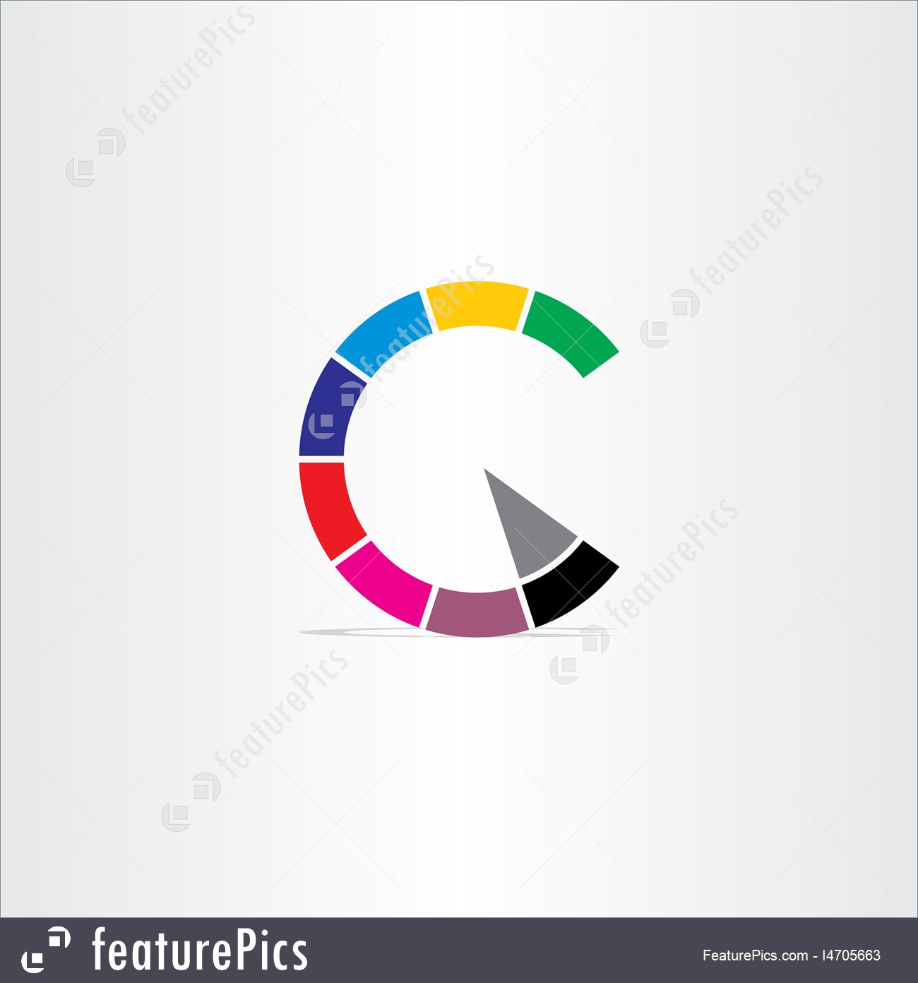 Illustration Of Letter C Color Copyright Symbol 1300x1392 Illustration Of Letter C Color Copyright Symbol