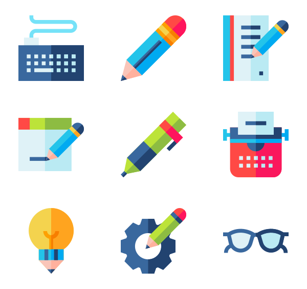 600x564 Copywriting Icons