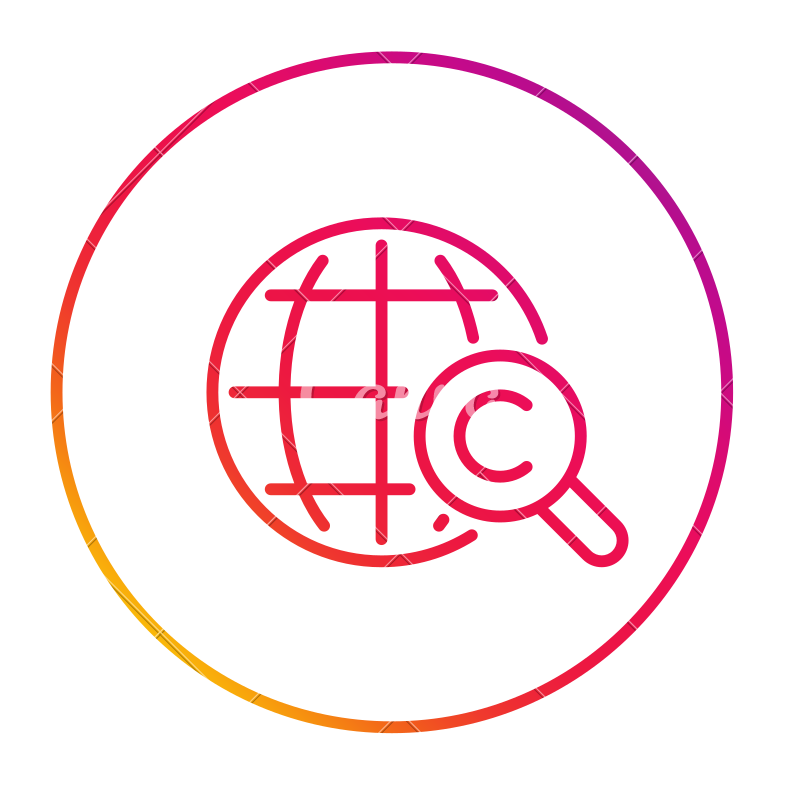 800x785 International Line Icon Copywriting