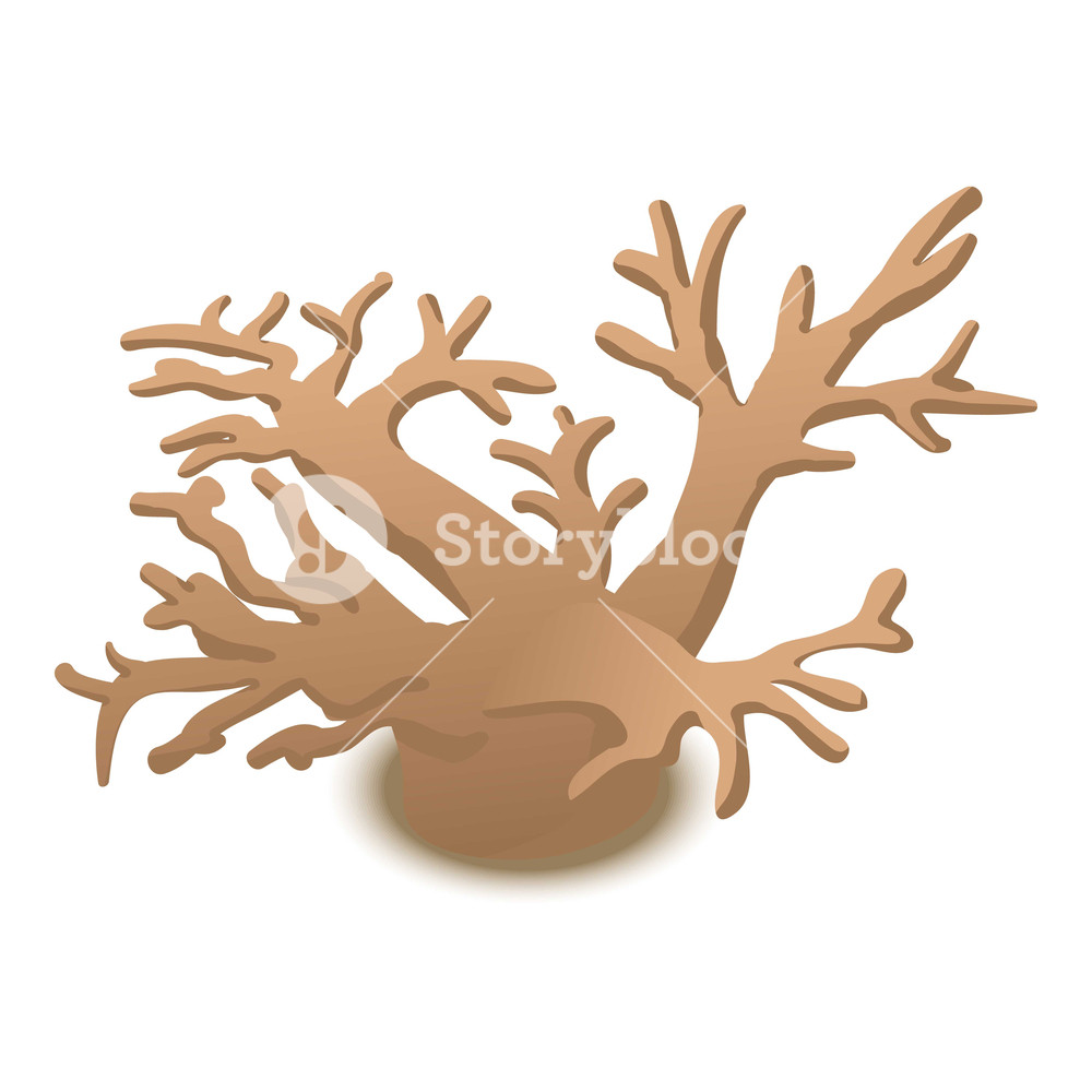 1000x1000 Deer Horned Coral Icon Cartoon Illustration Of Deer Horned Coral