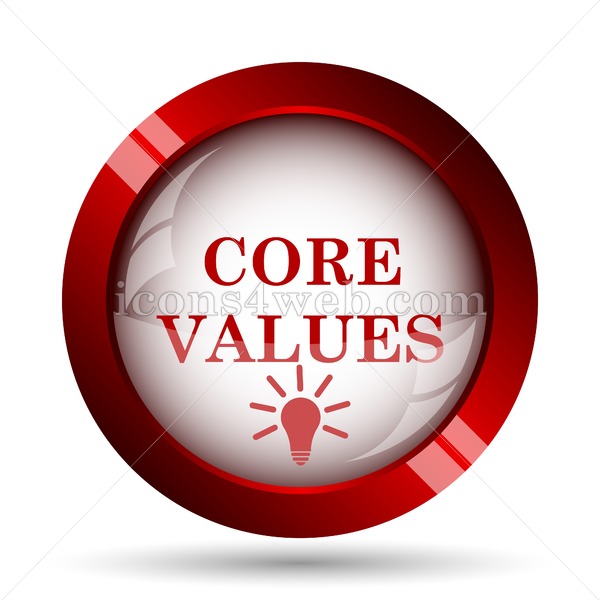600x600 Core Values Website Icon High Quality Web Button