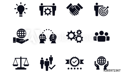 500x300 Core Values Icon Set