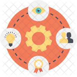 256x256 Core Values Logo Icon Of Flat Style