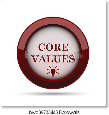 362x382 Core Values Icon, Art Print Barewalls Posters Prints
