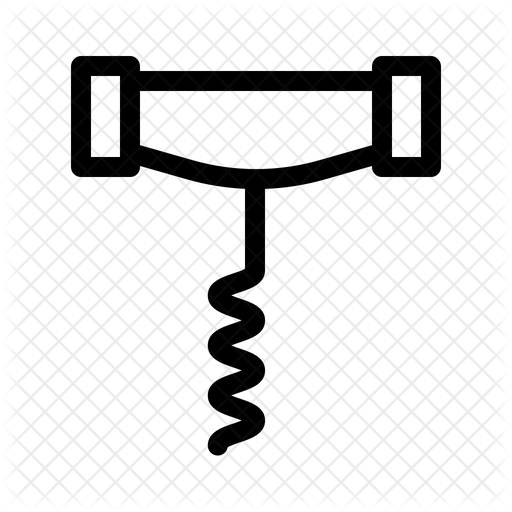 512x512 Corkscrew Icon Of Line Style