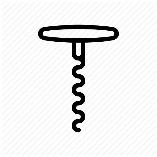 512x512 Bottle, Corkscrew, Manual, Wine Icon