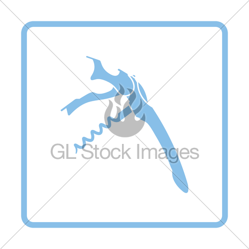 500x500 Waiter Corkscrew Icon Gl Stock Images