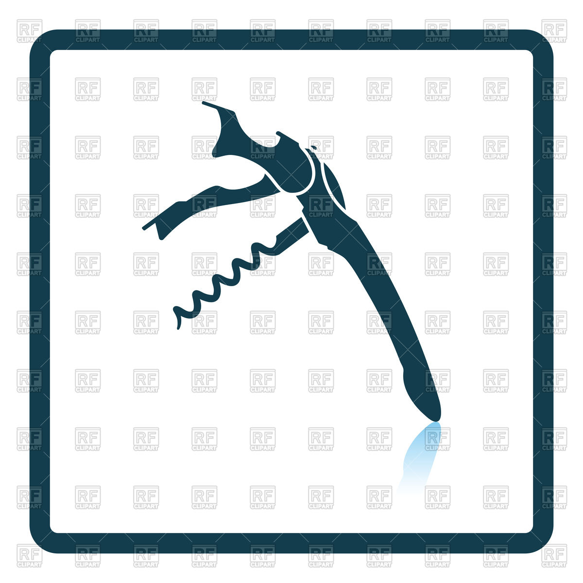 1200x1200 Waiter Corkscrew Icon Vector Image Of Signs, Symbols, Maps