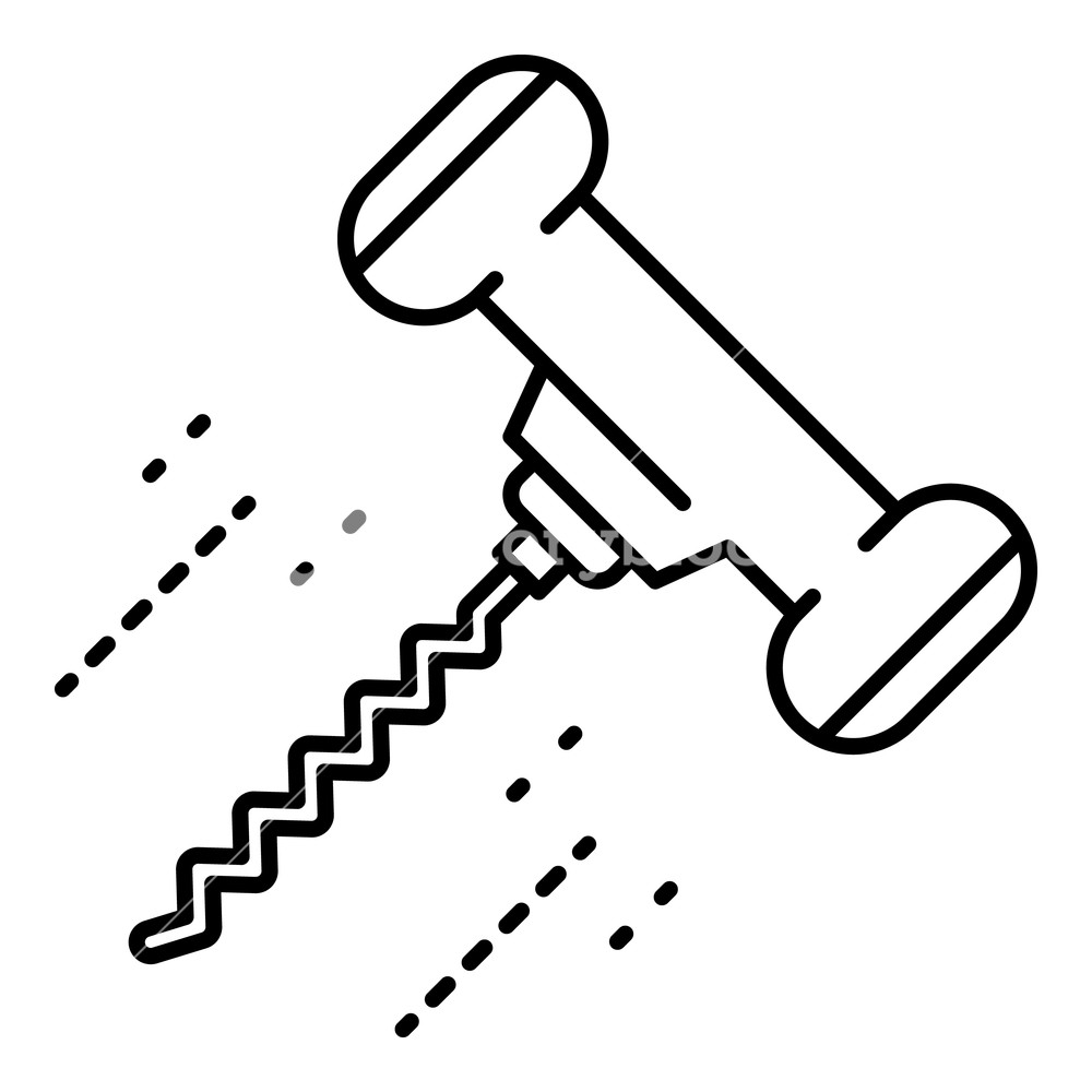 1000x1000 Classic Corkscrew Icon Outline Classic Corkscrew Icon For Web