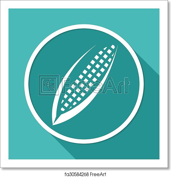 561x581 Free Art Print Of Corn Icon Freeart