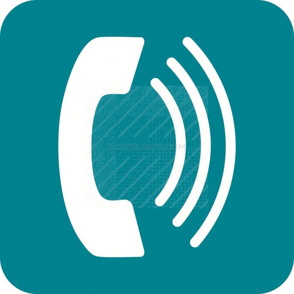 600x600 On Going Call Flat Round Corner Icon