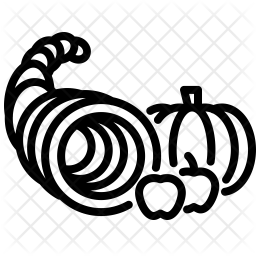 256x256 Cornucopia Icon Of Line Style