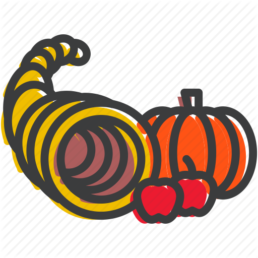 512x512 Autumn, Cornucopia, Food, Fruits, Harvest, Plenty, Thanksgiving Icon