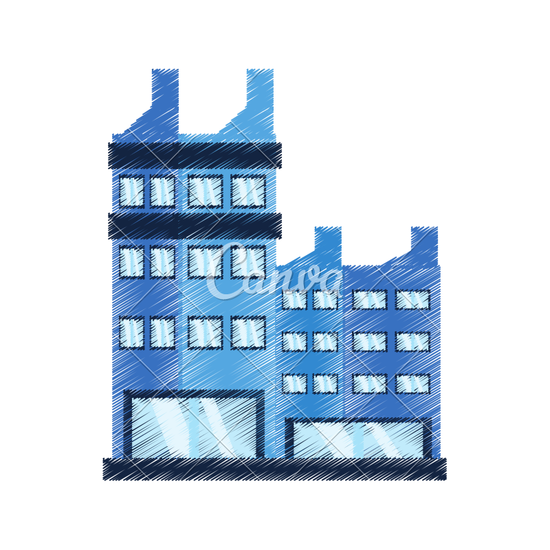 800x800 Drawing Building Corporate Icon