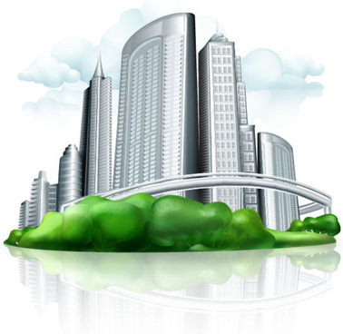 378x368 Vector Corporate Business Building Free Vector Download