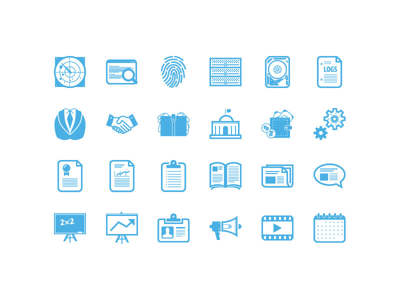 800x600 Corporate Icon Set