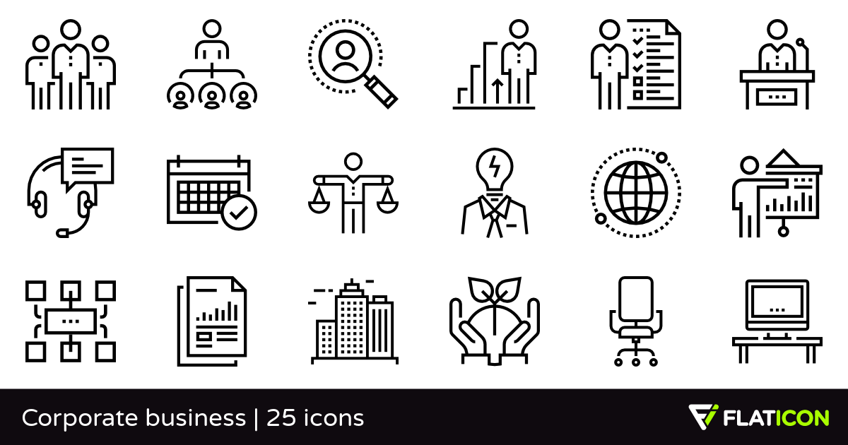 1200x630 Corporate Business Premium Icons