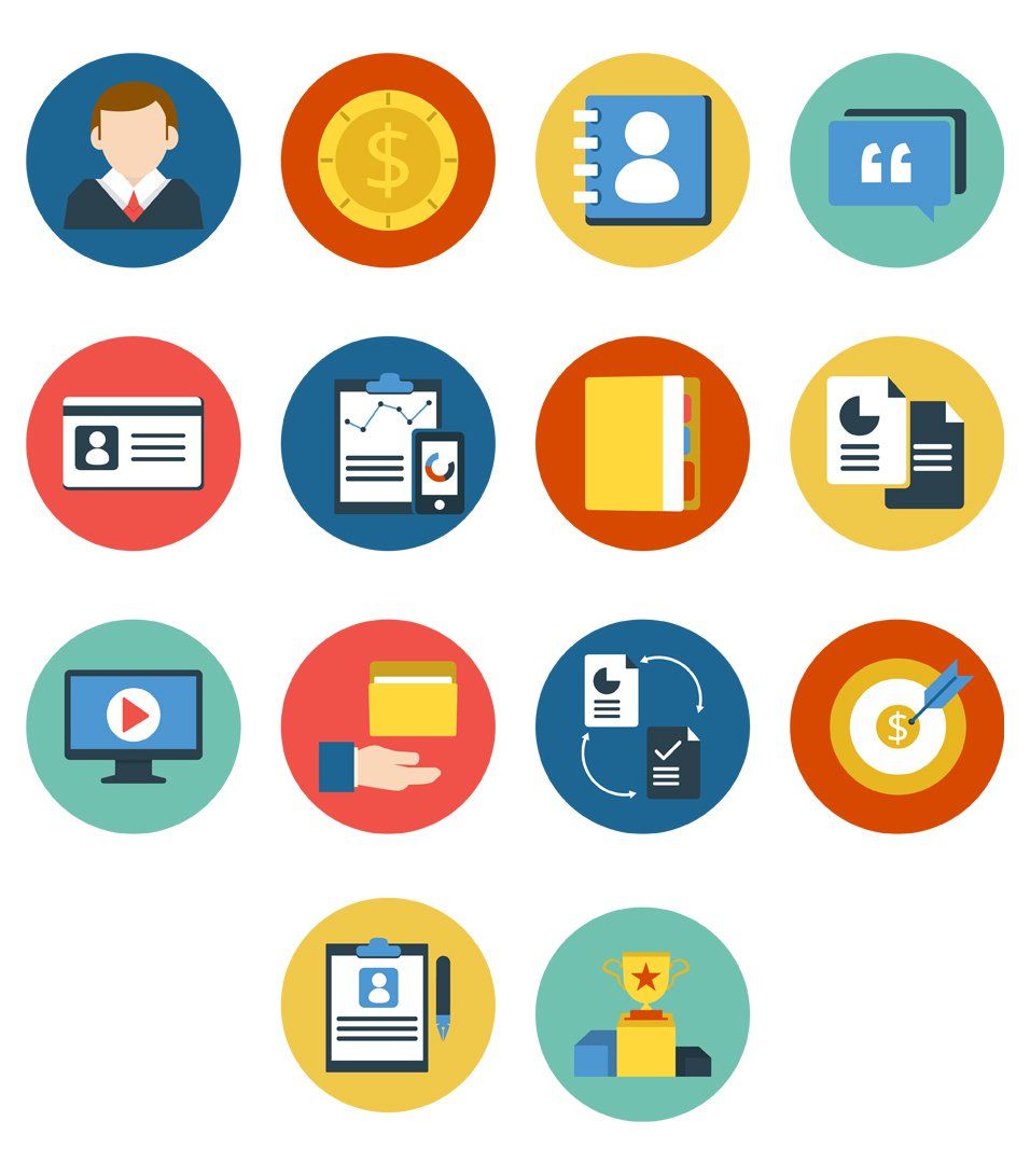 956x1091 Free Corporate Flat Icons Free Vector Icons Business Icon