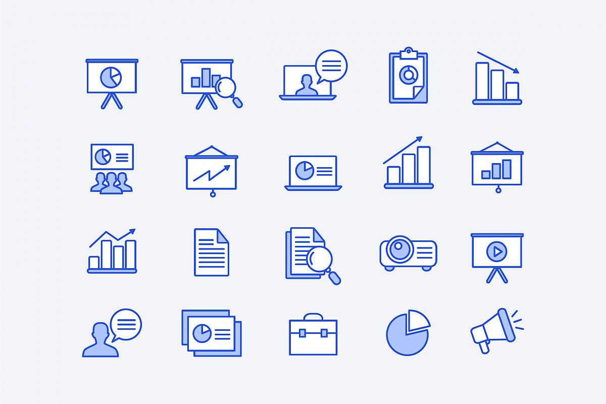 1200x800 Blue Corporate Icons