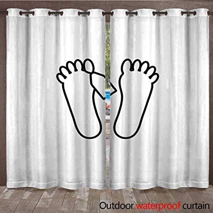 425x425 Renteriadecor Outdoor Curtain For Patio Feet