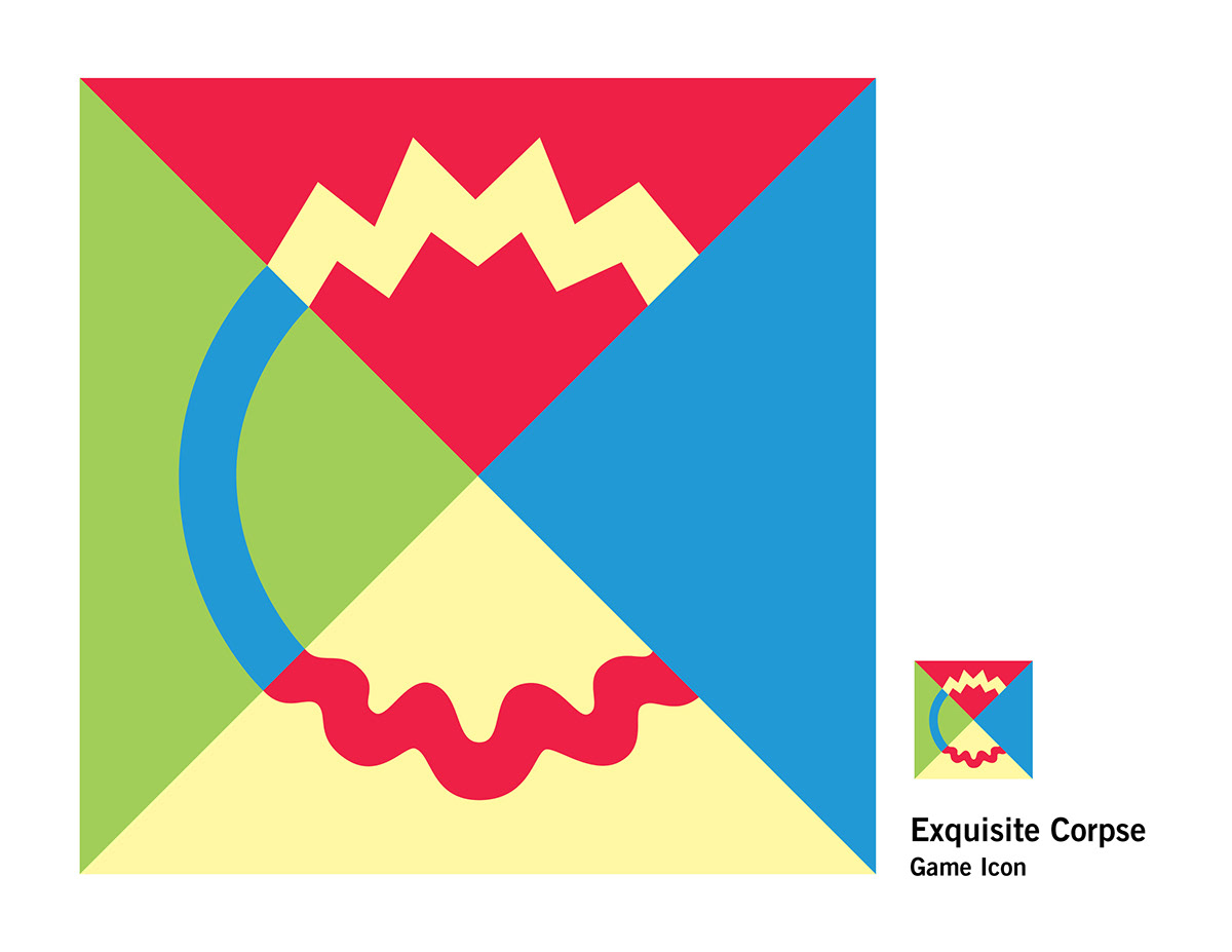1200x927 Exquisite Corpse Game Icon On Behance
