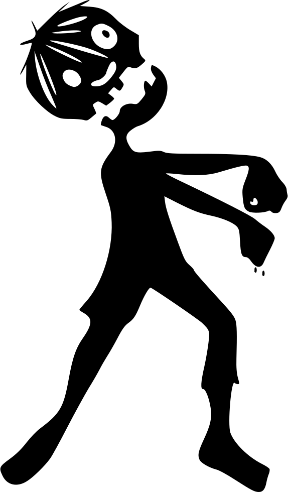 574x980 Zombie Walking Dead Following Bite Infection Corpse Black Monster