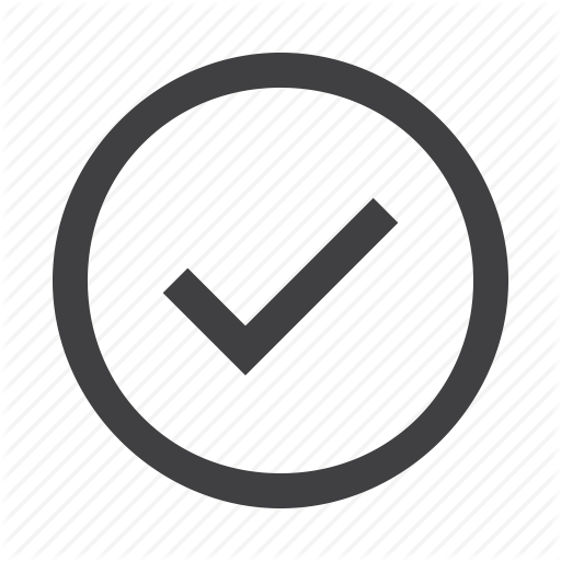 512x512 Check, Circle, Correct Icon