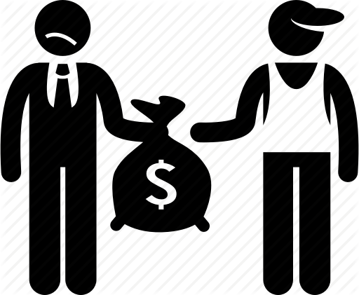 512x421 Bribe, Bribery, Corrupt, Corrupted, Corruption, Man, Money Icon