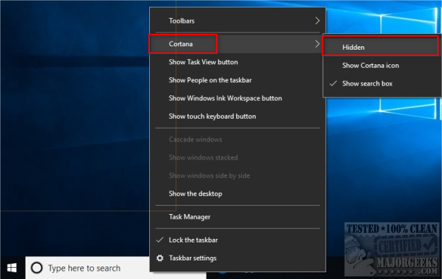 640x404 How To Disable Cortana In Windows