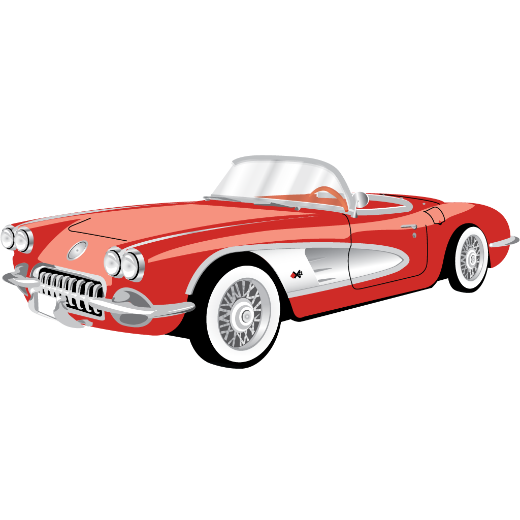 1024x1024 Car Chevrolet Corvette Cabriolet Icon Classic American Cars