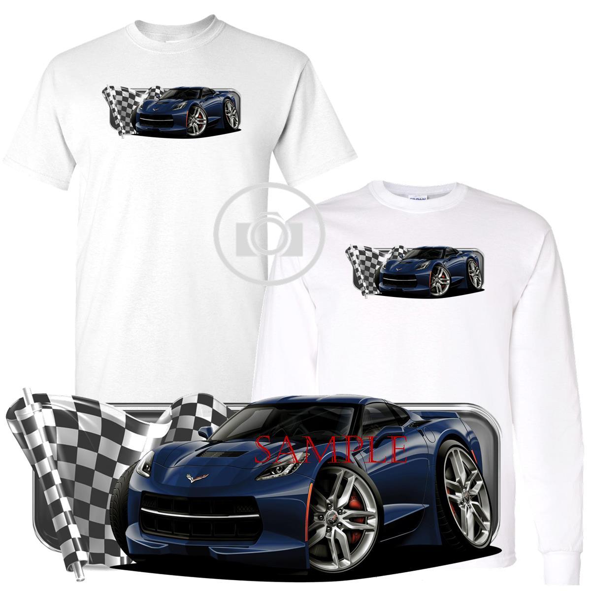1200x1200 Chevrolet Chevy Corvette Night Race Blue Racing Flag Icon