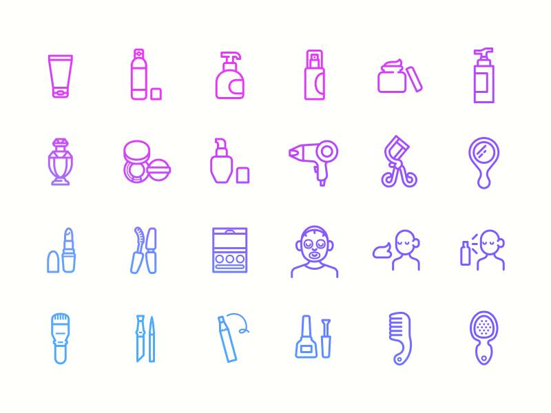 800x600 Cosmetic Icons Set