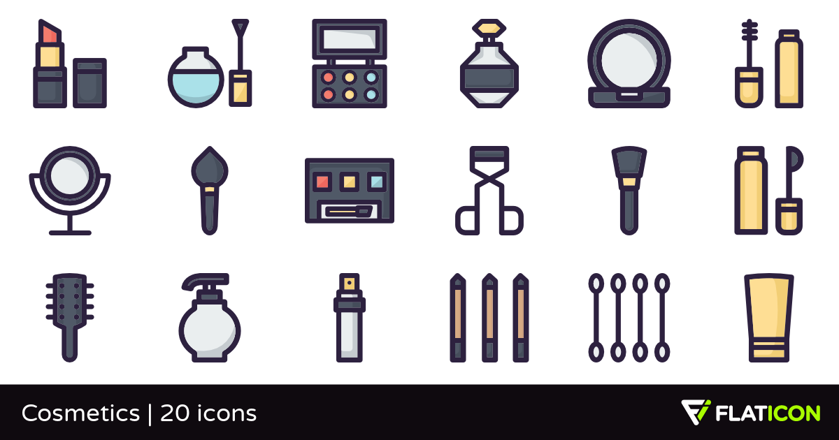 1200x630 Cosmetics Free Icons