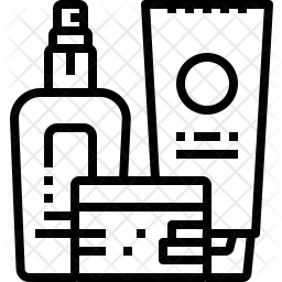 256x256 Cosmetics Icon Of Line Style