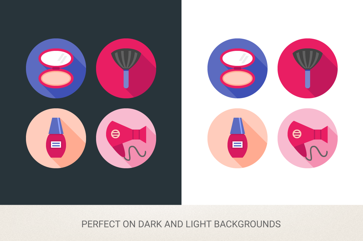 1160x772 Round Cosmetic Icons