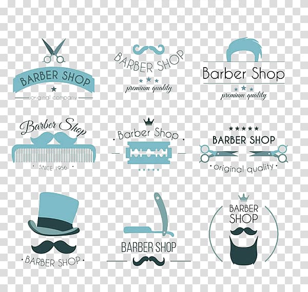 600x570 Logo Cosmetology Poster, Barber Shop Themed Decor Elements Icon
