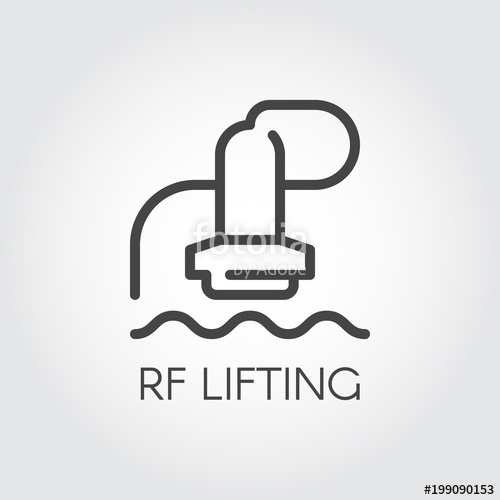 500x500 Rf Lifting Concept Icon Beauty And Cosmetology Treatment