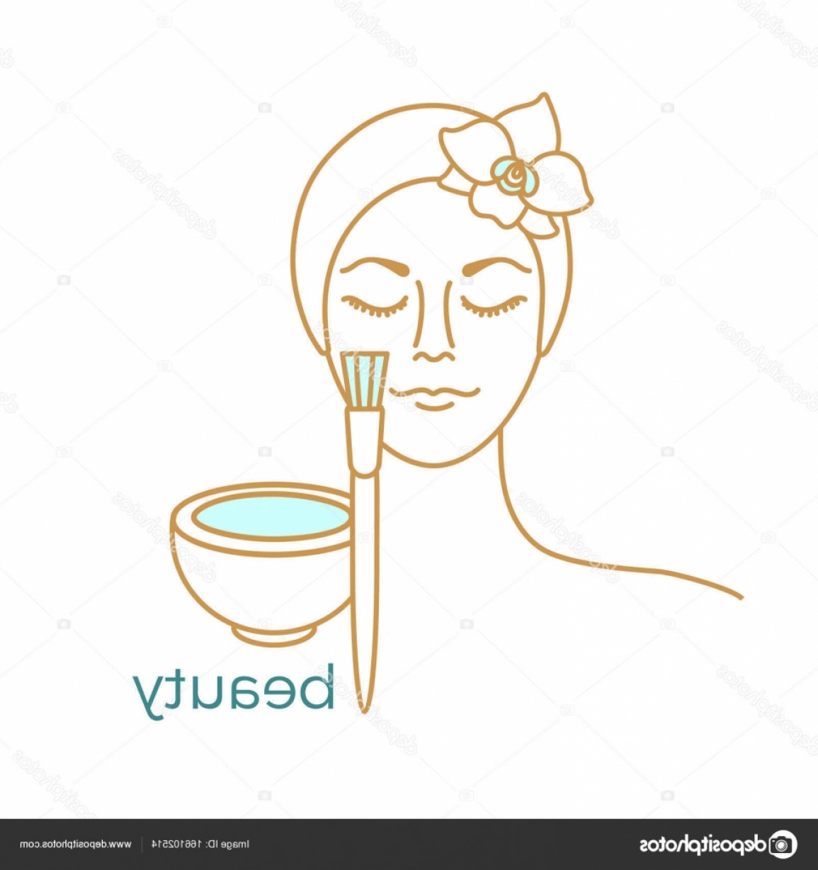 1155x1228 Stock Illustration Cosmetology Symbol For Beauty And Soidergi