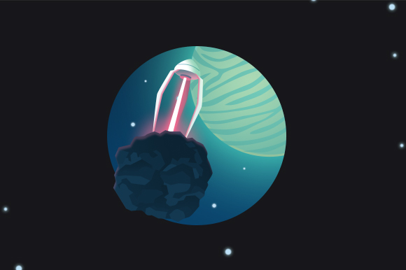 580x386 Cosmos Icon Set Graphic