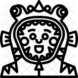 256x256 Cosplay Icon Of Line Style