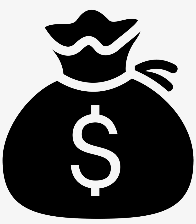 820x937 Money Bag Filled Icon