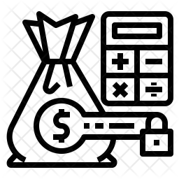 256x256 Cost Control Icon Of Line Style