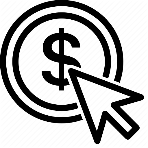 512x512 Click, Cost, Cpc, Money, Pay, Ppc, Seo Icon