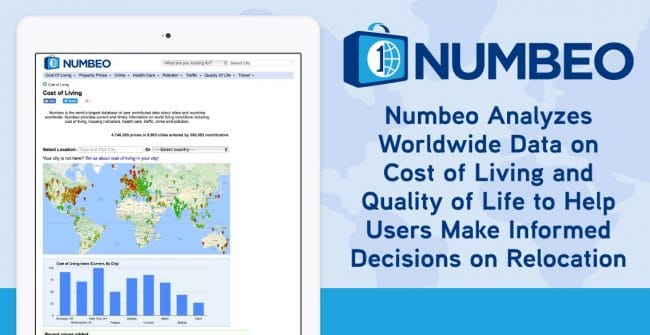 650x335 Numbeo Analyzes Worldwide Data On Cost Of Living And Quality