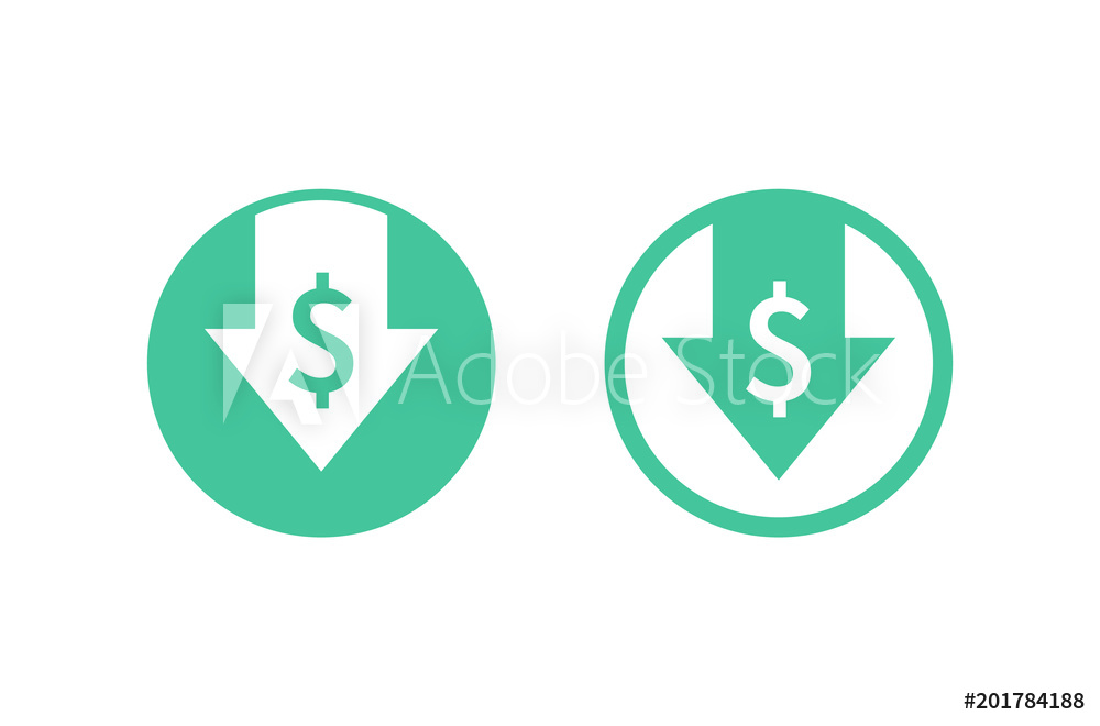 1000x660 Fotografie, Obraz Cost Reduction Icon Posters Cz