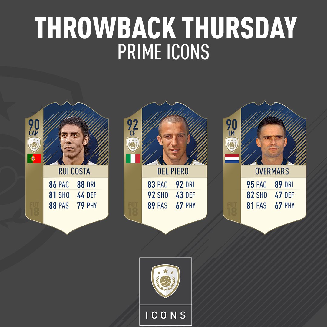 Prime Icon Del Piero, Rui Costa And Overmars Released For Fifa 1080x1080 Prime Icon Del Piero, Rui Costa And Overmars Released For Fifa