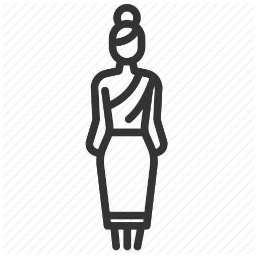 512x512 Clothes, Costume, Culture, National, Th Thailand, Woman Icon