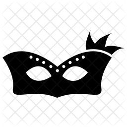 256x256 Costume Mask Icon Of Glyph Style