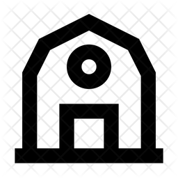 256x256 Cottage Icon Of Line Style