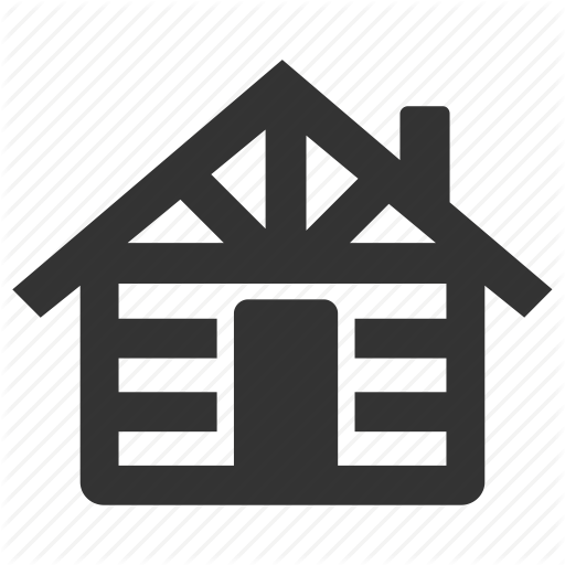 512x512 Cabin, Chalet, Cottage, Estate, Lodge, Loghome, Wood House Icon